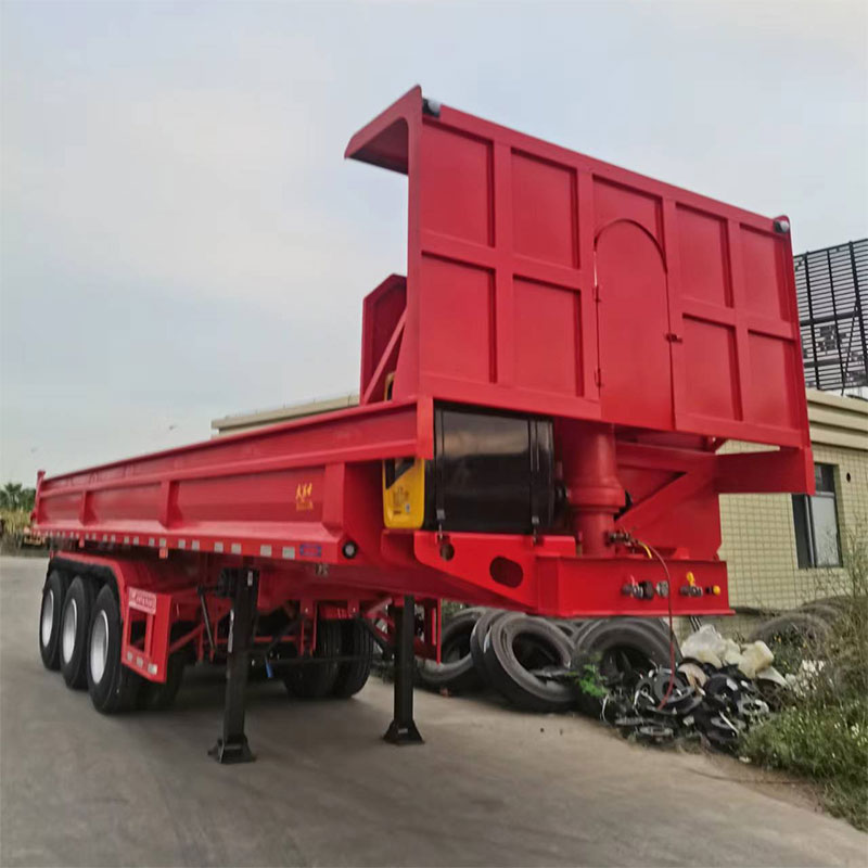 เปิดตัวประสิทธิภาพของรถเทรลเลอร์ Semi Shape Dump