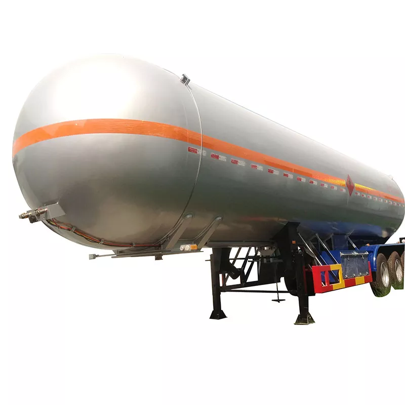 รถพ่วงบรรทุก Lpg Tanker ขนาด 50cbm 3 เพลาพร้อม Asme Standard