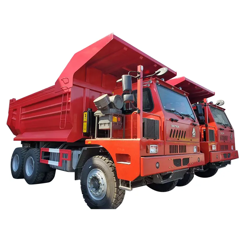 Sinotruk Howo 6x4 Mining Dumper Truck กับ Euro II 371hp